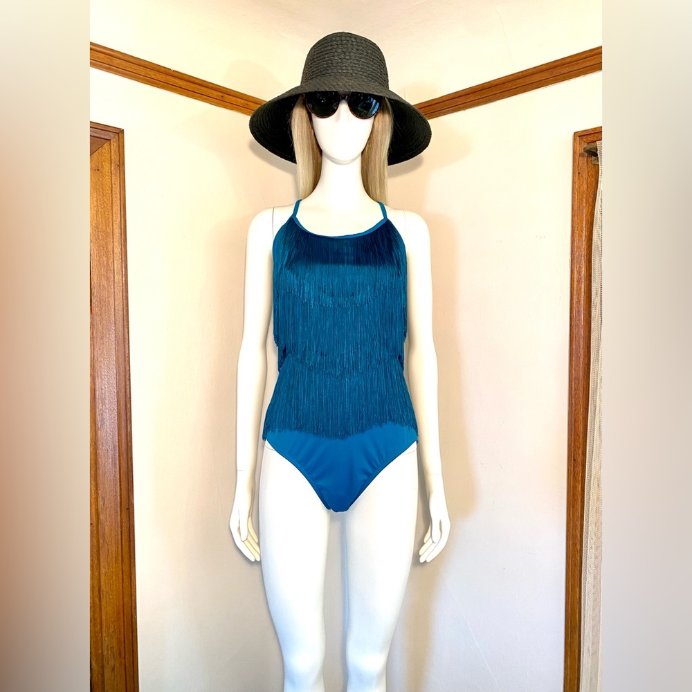 WEISSMAN Fringe Dance Wear Leotard - Sz Sm